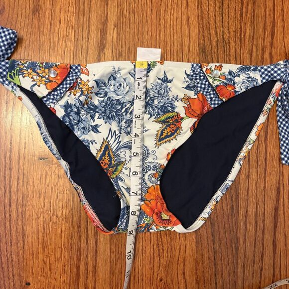 LUCKY BRAND Printed Floral Bandeau Bikini Set M/L - Picture 9 of 12
